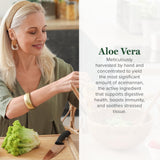 Global Healing Center Aloe Vera: capsules faciles à avaler pour l'apport quotidien en nutriments.