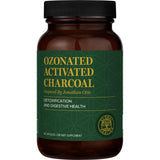 Global Healing Center Charbon Actif Ozoné en capsules pour soutien digestif potentiel