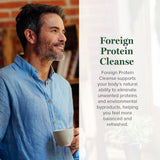 Global Healing Center Foreign Protein Cleanse – composition a base d'herbes, potentiels effets sur l'immunité.