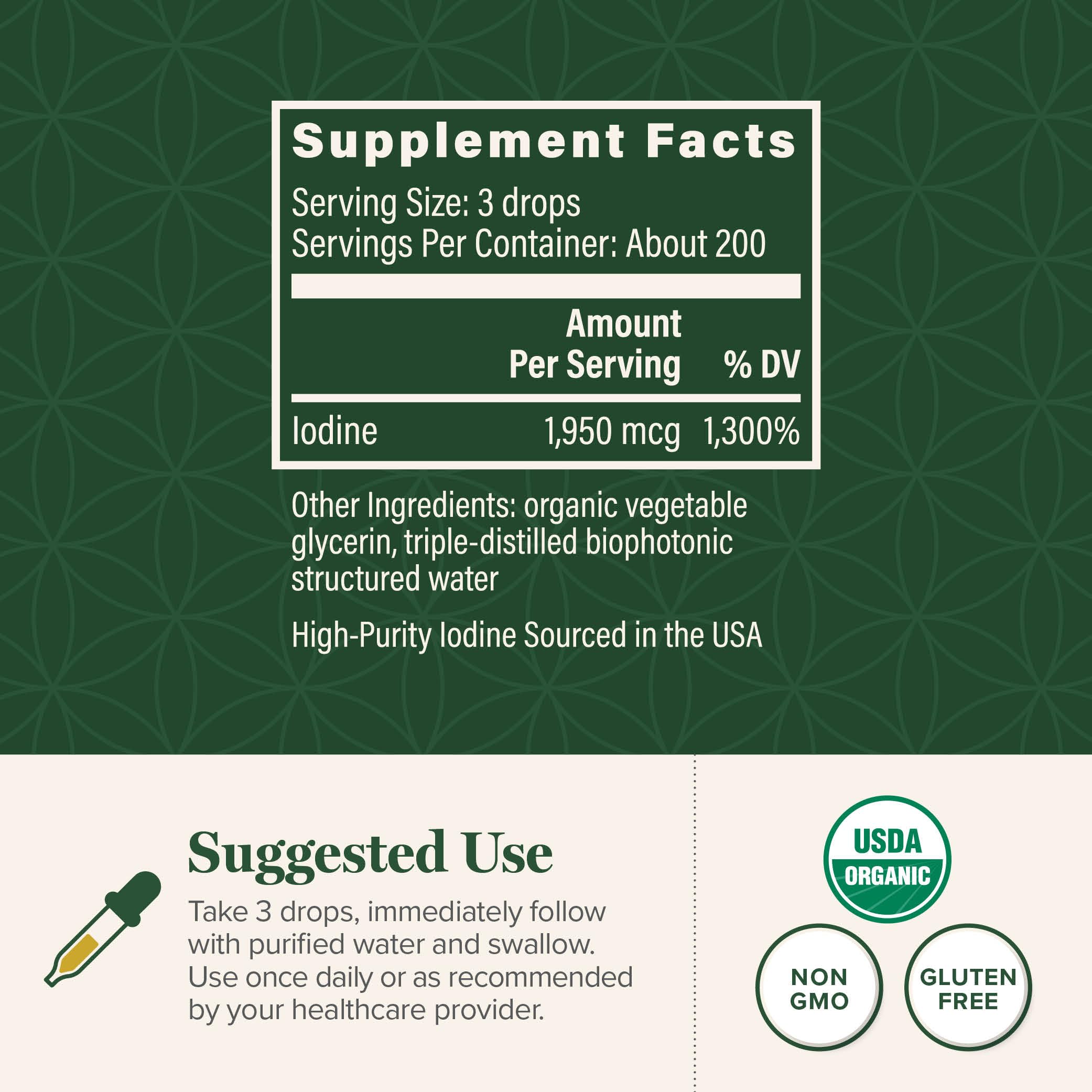 Étiquette Detoxadine montrant les ingrédients et l’utilisation recommandée.