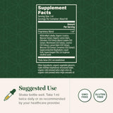 Global Healing Center Foreign Protein Cleanse – ingrédients actifs soutenant potentiellement la respiration.