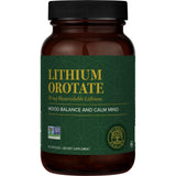 Global Healing Center Lithium Orotate 10 mg – Bouteille facile à saisir pour soutien quotidien.