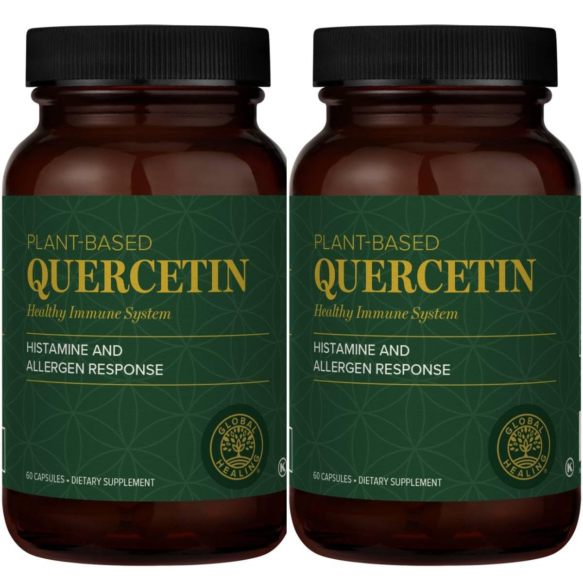 Global Healing Center QuerceFIT – bouteille du complément soutenant potentiellement le système immunitaire.