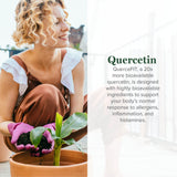Global Healing Center Quercétine 250 mg – capsules visibles faciles à avaler.