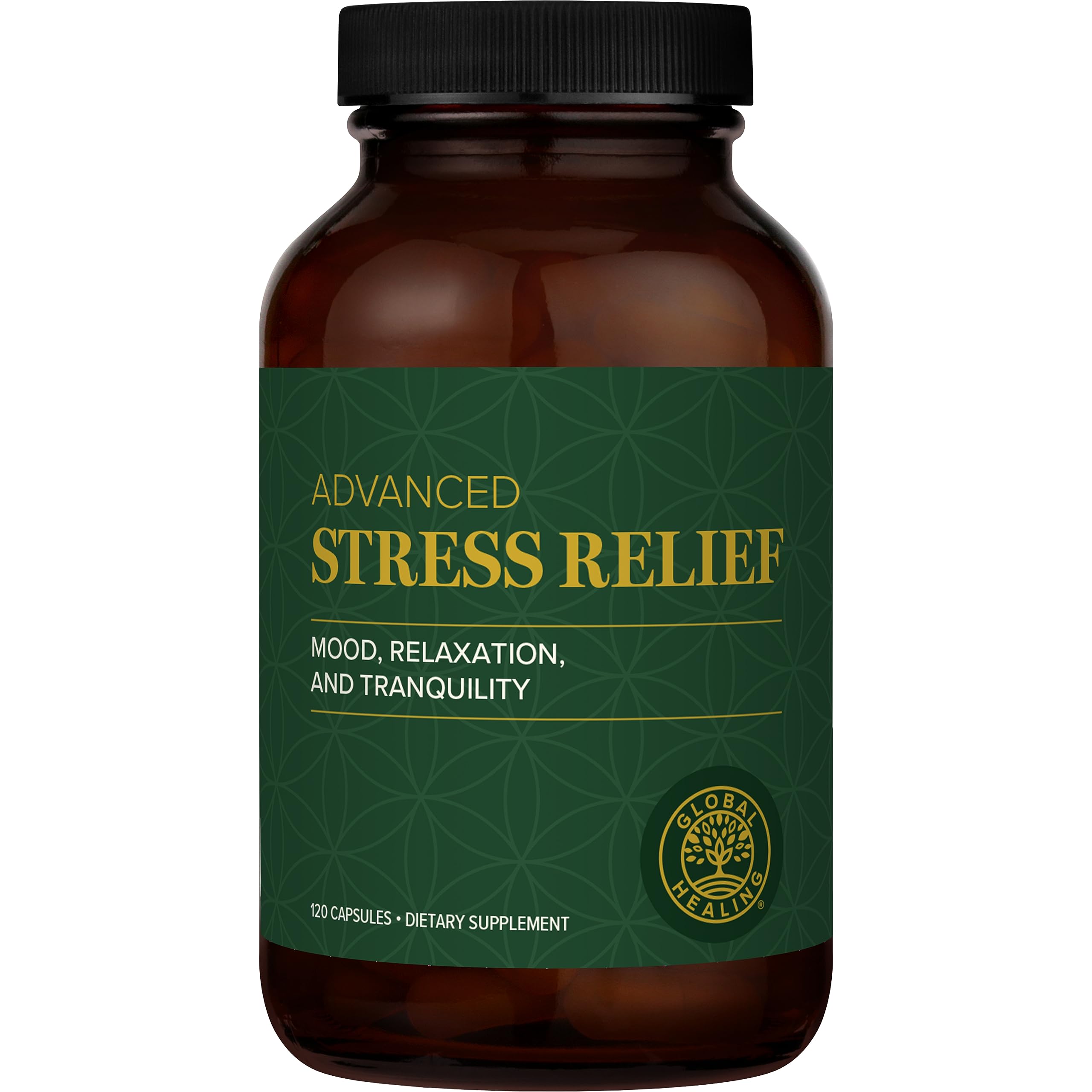 Global Healing Center Soulagement du Stress : versement de la bouteille pour une sensation de calme.