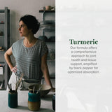 Global Healing Center Turmeric Drops: étiquette indiquant bio et extrait de poivre noir.