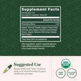Global Healing Center Turmeric Drops: flacon ambré pour préserver les actifs et la fraîcheur.