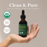 Global Healing Center Turmeric Drops: vue du flacon sur le comptoir, usage quotidien.