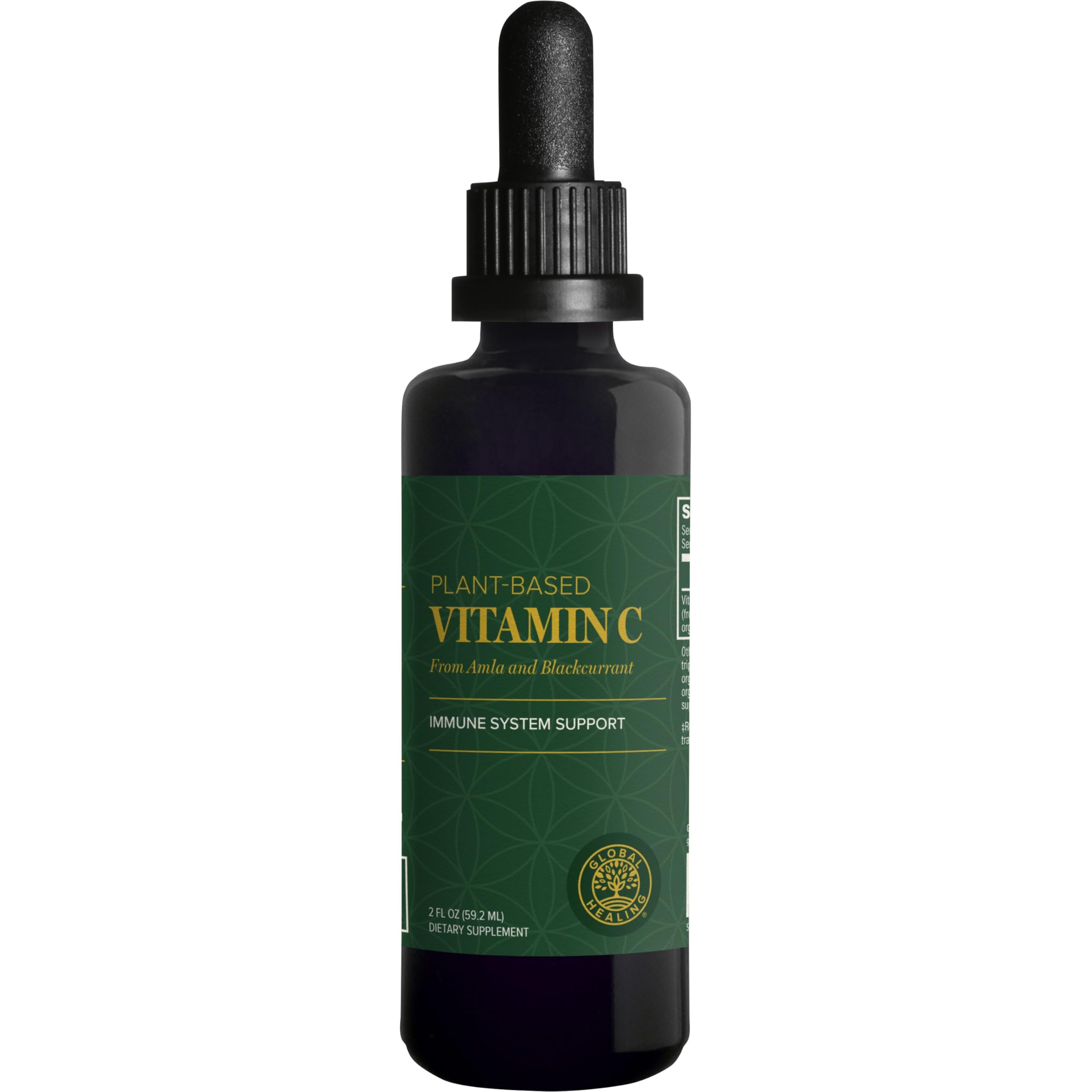 Global Healing Center Vitamine C en gouttes – flacon Bio, pratique et facile à doser.