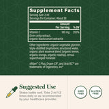 Global Healing Center Vitamine C – flacon 2 oz, dosage journalier pratique.