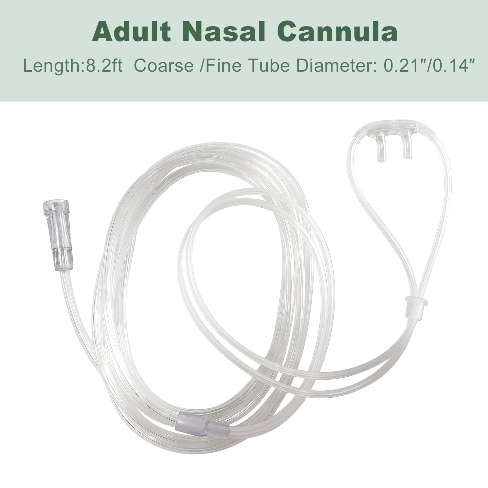 GlobalRoll cannule nasale 8,2 pieds offrant un flux d'air stable.