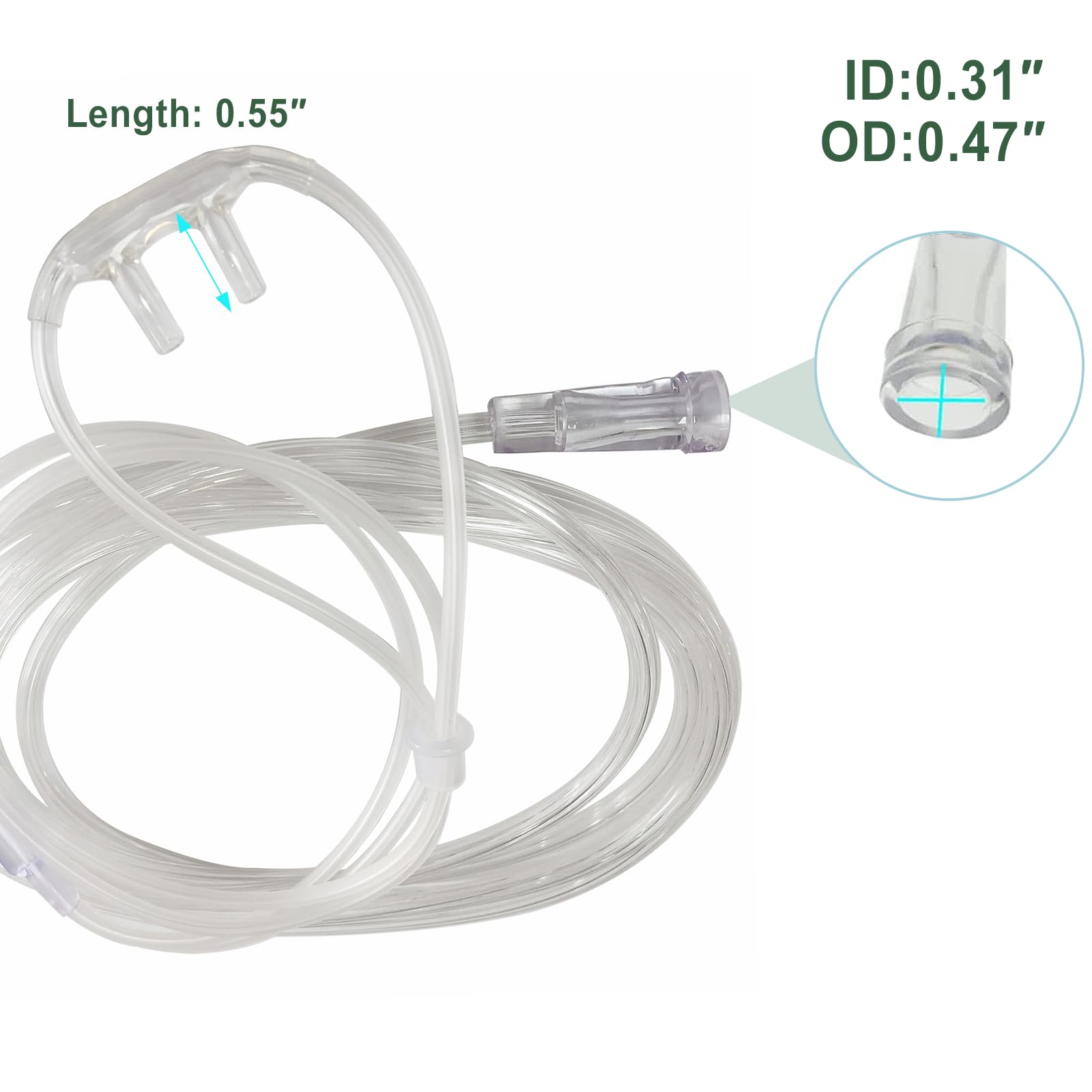 GlobalRoll cannule en PVC médical transparent pour un contrôle visuel.