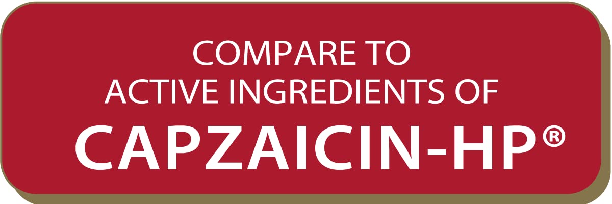 GLOBE Capsaicin: étiquette sans odeur pour une utilisation discrète.