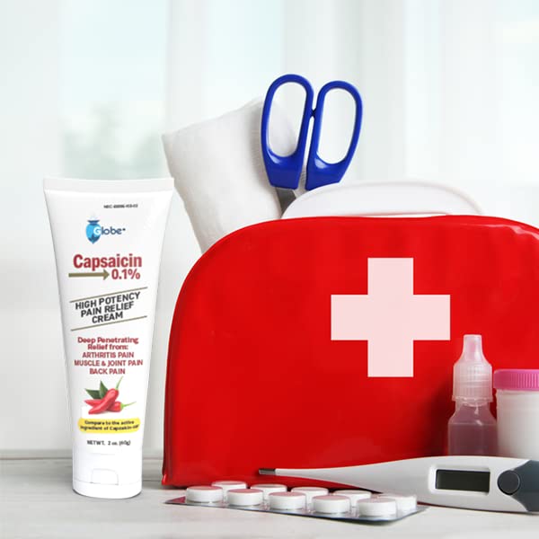 GLOBE Capsaicin pack 3x2oz: économie pratique pour l'usage continu.
