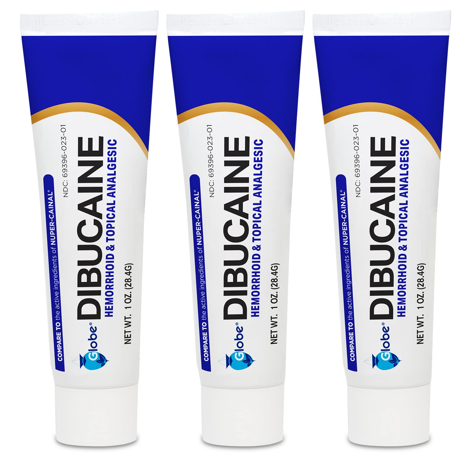 Pommade Globe Dibucaine 1% en tube prête à l’emploi, soulagement rapide des démangeaisons