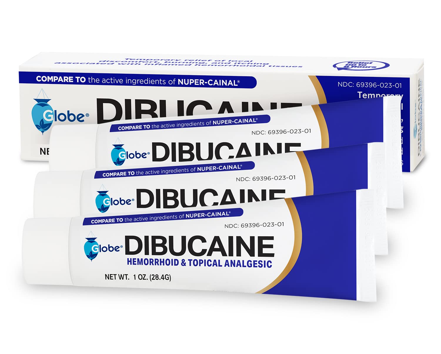 Application externe sur zone sensible avec Globe Dibucaine
