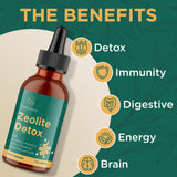 Gouttes Glorithiventa Zeolite Detox, absorption optimisée pour une detox douce et continue.