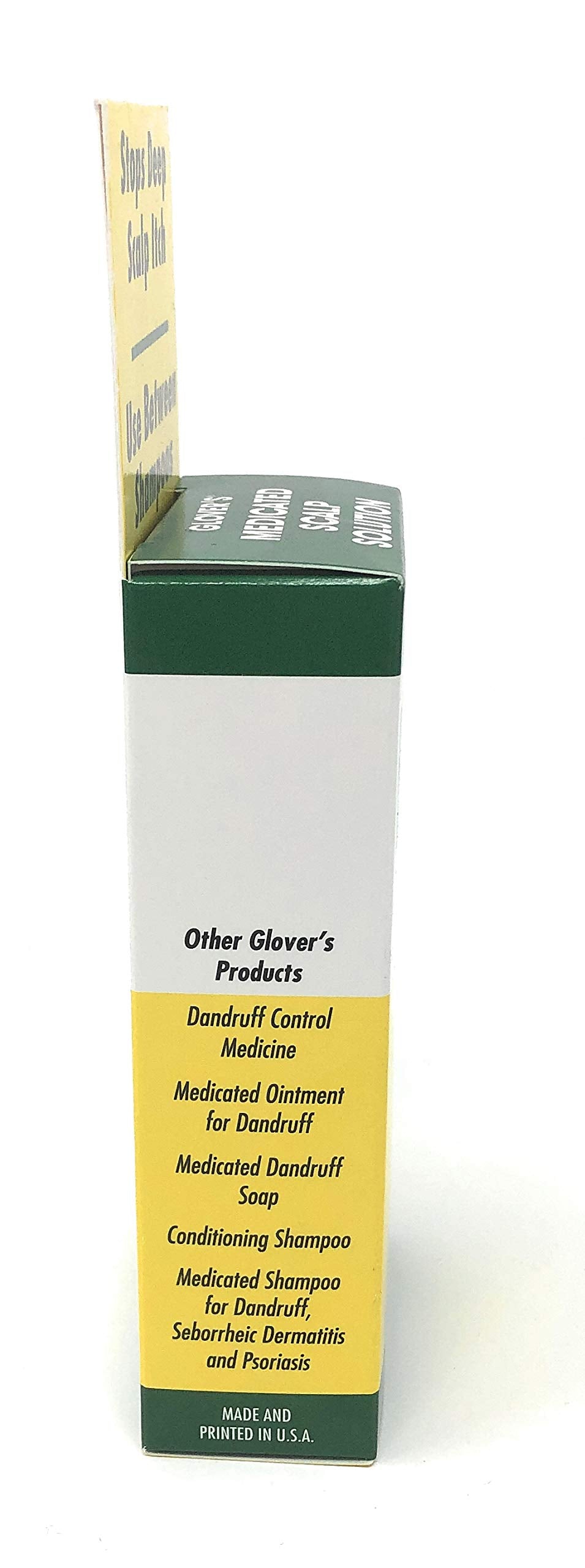 Glover's Solution Cuir Chevelu – pompe facilitant l'application quotidienne.