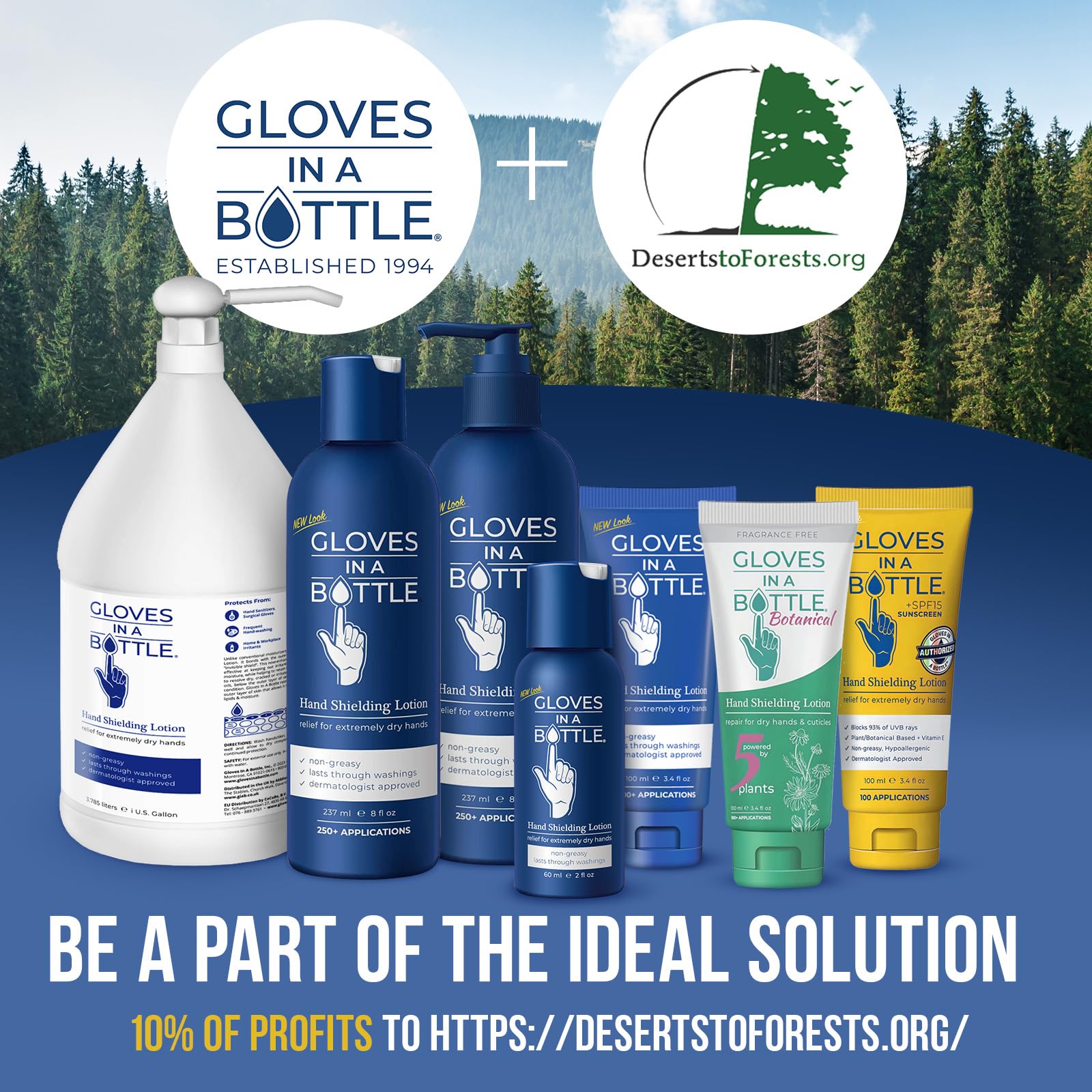 Gloves In A Bottle – application sur mains et visage pour confort durable.