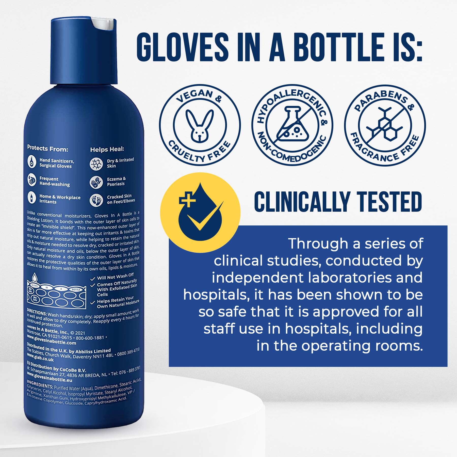 Gloves In A Bottle – utilisation après exposition au froid et à l'air sec.