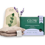 Glow Botanica Chauffe-Pad Lin et Lavande, remplissage lin et lavande pour détente sensorielle