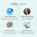 Glowco CalmCarry, recharge USB, jusqu’à 30 sessions par charge.