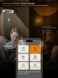 Lampe Glowrium contrôles via appli et Alexa pour commodité.
