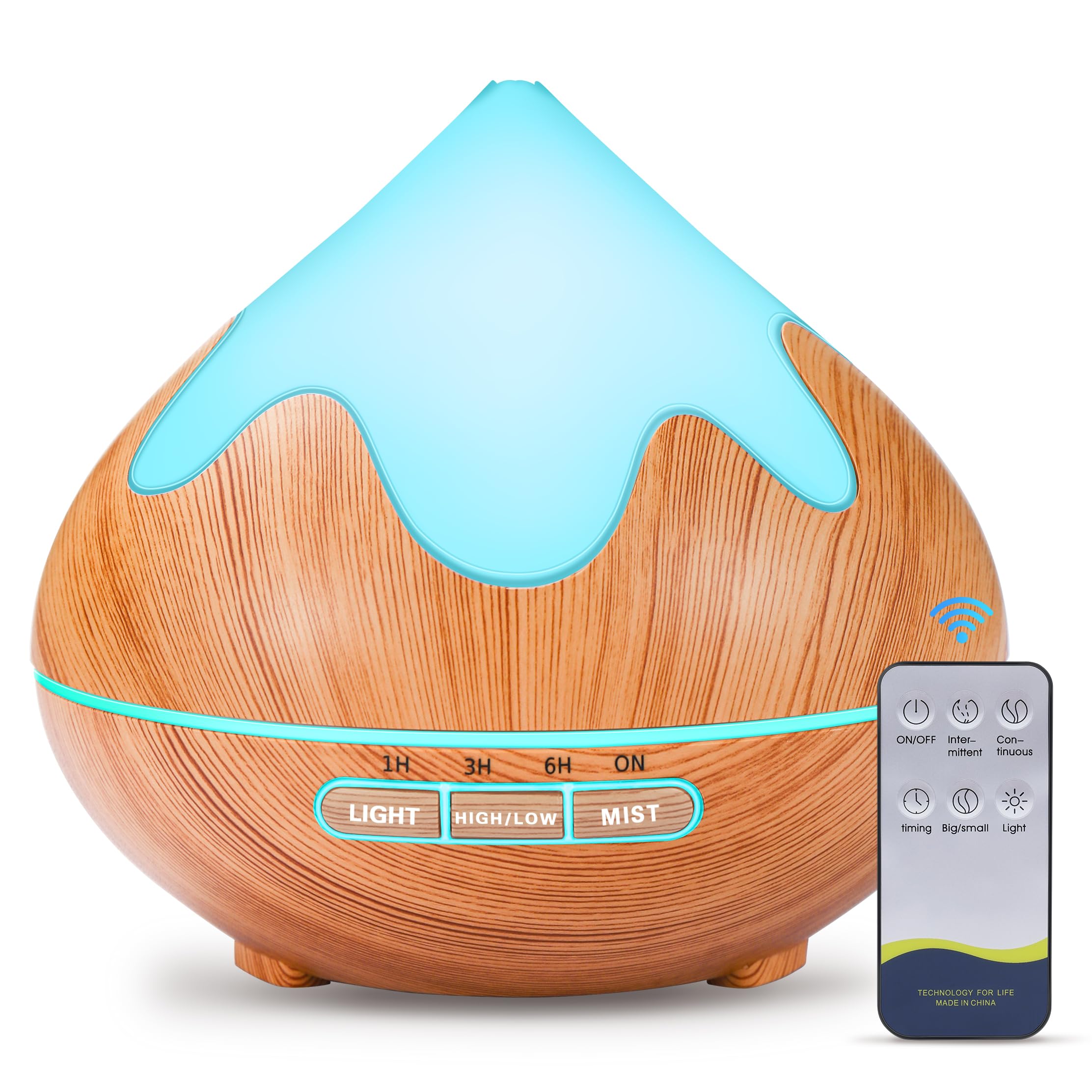 Diffuseur GLOXA 500 ml – vue générale pour sessions aromatiques prolongées.