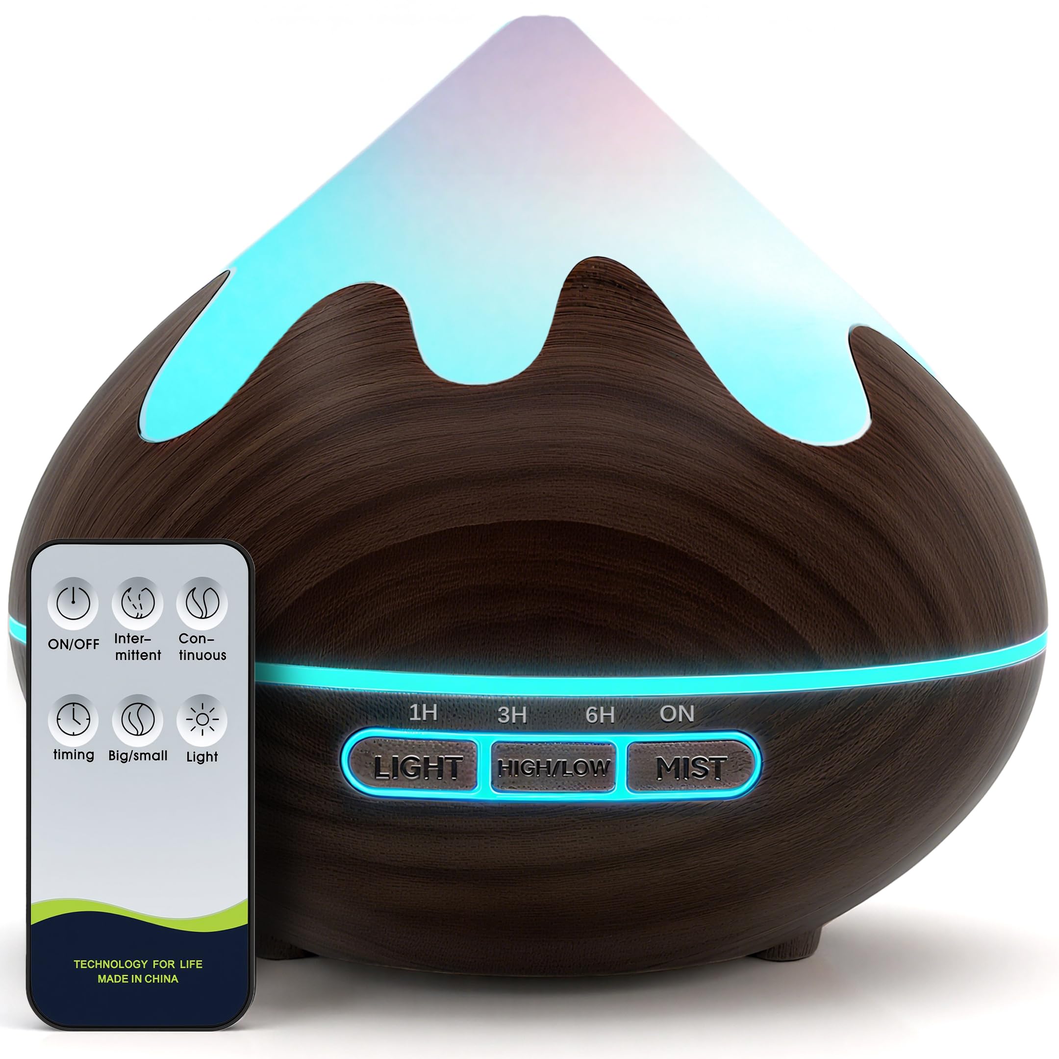Diffuseur GLOXA 500ml en fonctionnement, ambiance apaisante et parfum subtil.