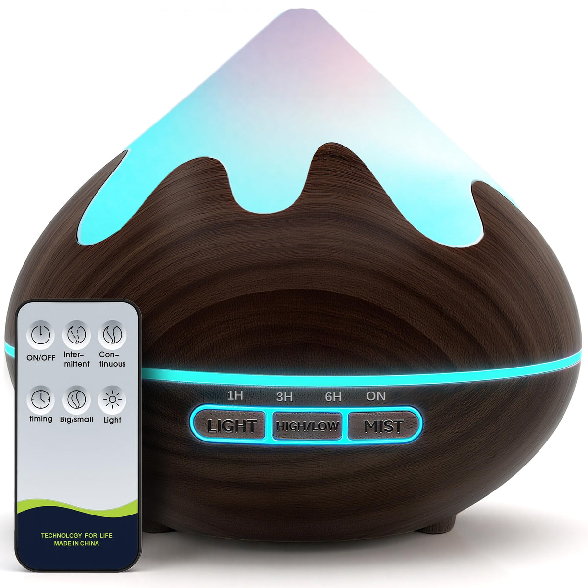 Diffuseur GLOXA 500ml en fonctionnement, ambiance apaisante et parfum subtil.