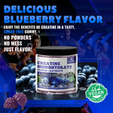 GlucoBio Bonbons gélifiés Creatine Monohydrate – emballage clair et informations essentielles.