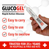 Utilisation sportive possible avec Glucogel 3x25g Tubes lors d efforts.