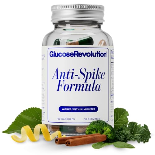 La bouteille Anti-Spike de Glucose Revolution, capsules pour une énergie stable après les repas.