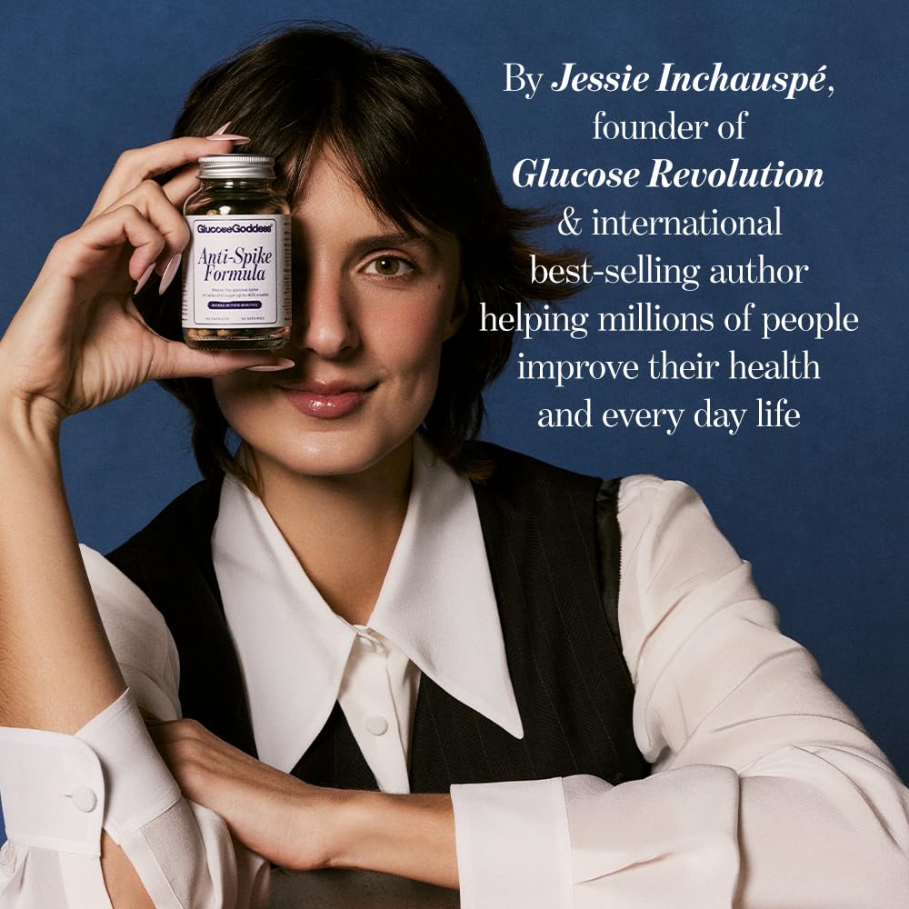 Boîte Anti-Spike Glucose Revolution montrant les ingrédients et la transparence.