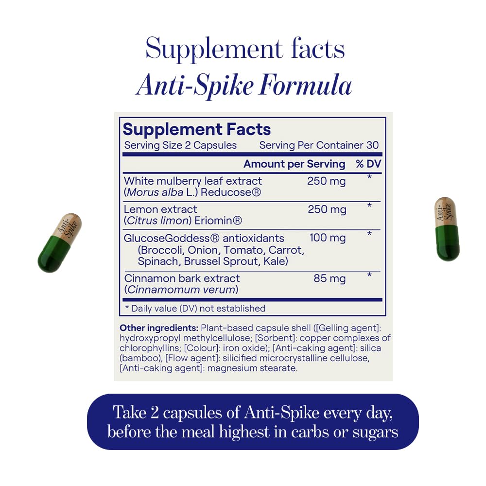 Produit vegan Anti-Spike sans gluten, sans produits laitiers.