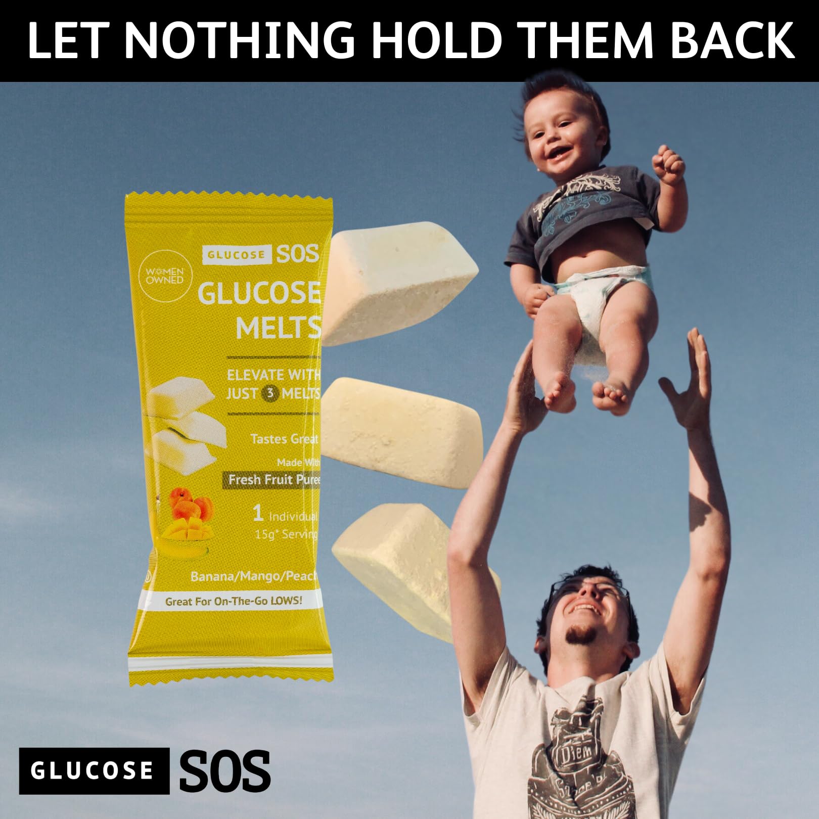Utilisation rapide pendant activité quotidienne avec Glucose SOS.