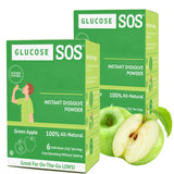 Glucose SOS – pochettes déxtrose Pomme Verte, énergie rapide sans eau.