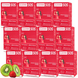 Glucose SOS sachet kiwi-fraise, absorption rapide en bouche.