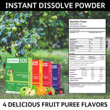 Glucose SOS sachets faciles à ouvrir sans eau nécessaire.