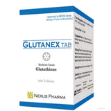 Glutanex Tab Glutathione bouteille: soutien potentiel à l'éclat et à ton uniforme de la peau.