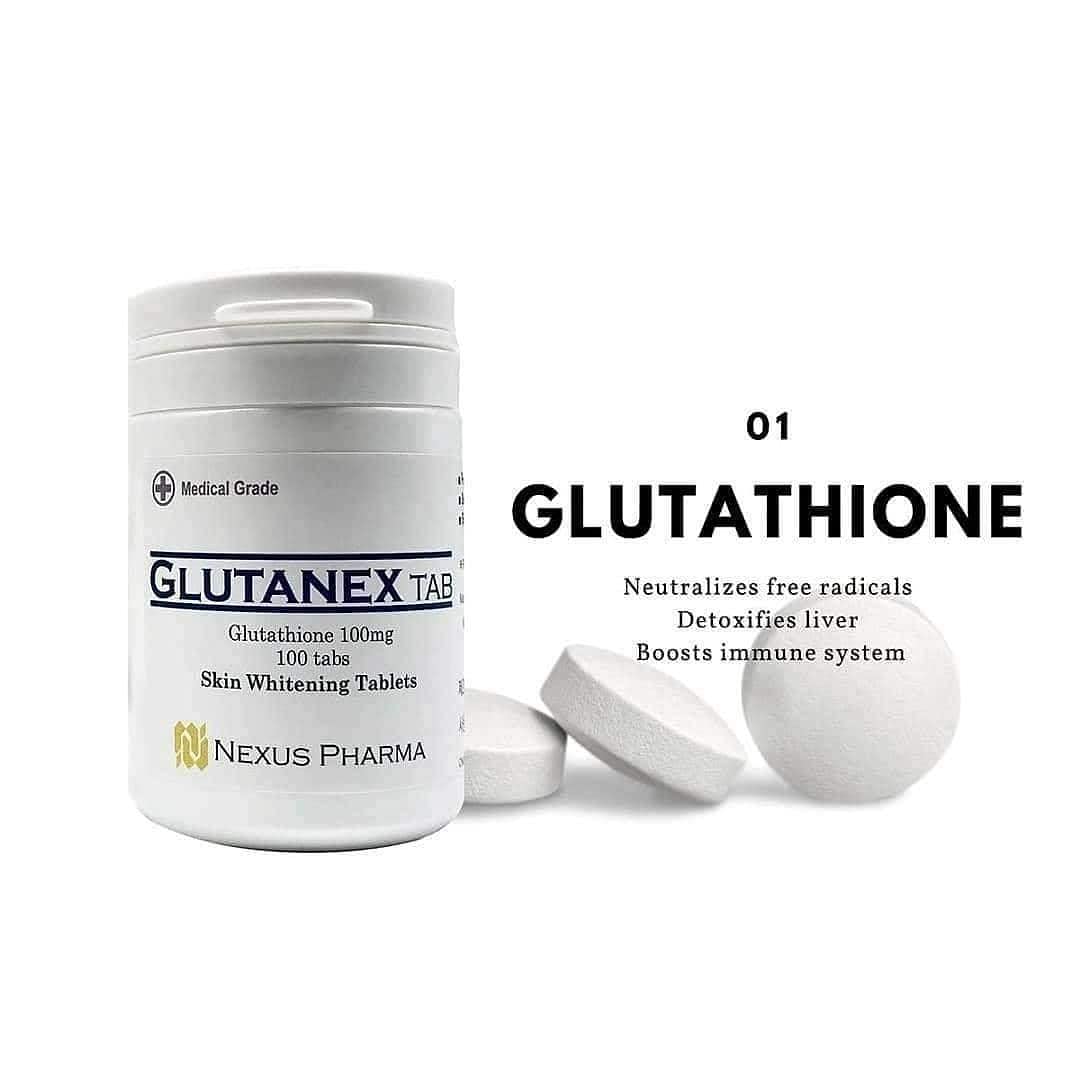 Emballage Glutanex Tab Glutathione: formulation en réduction, pratique pour routine beauté.