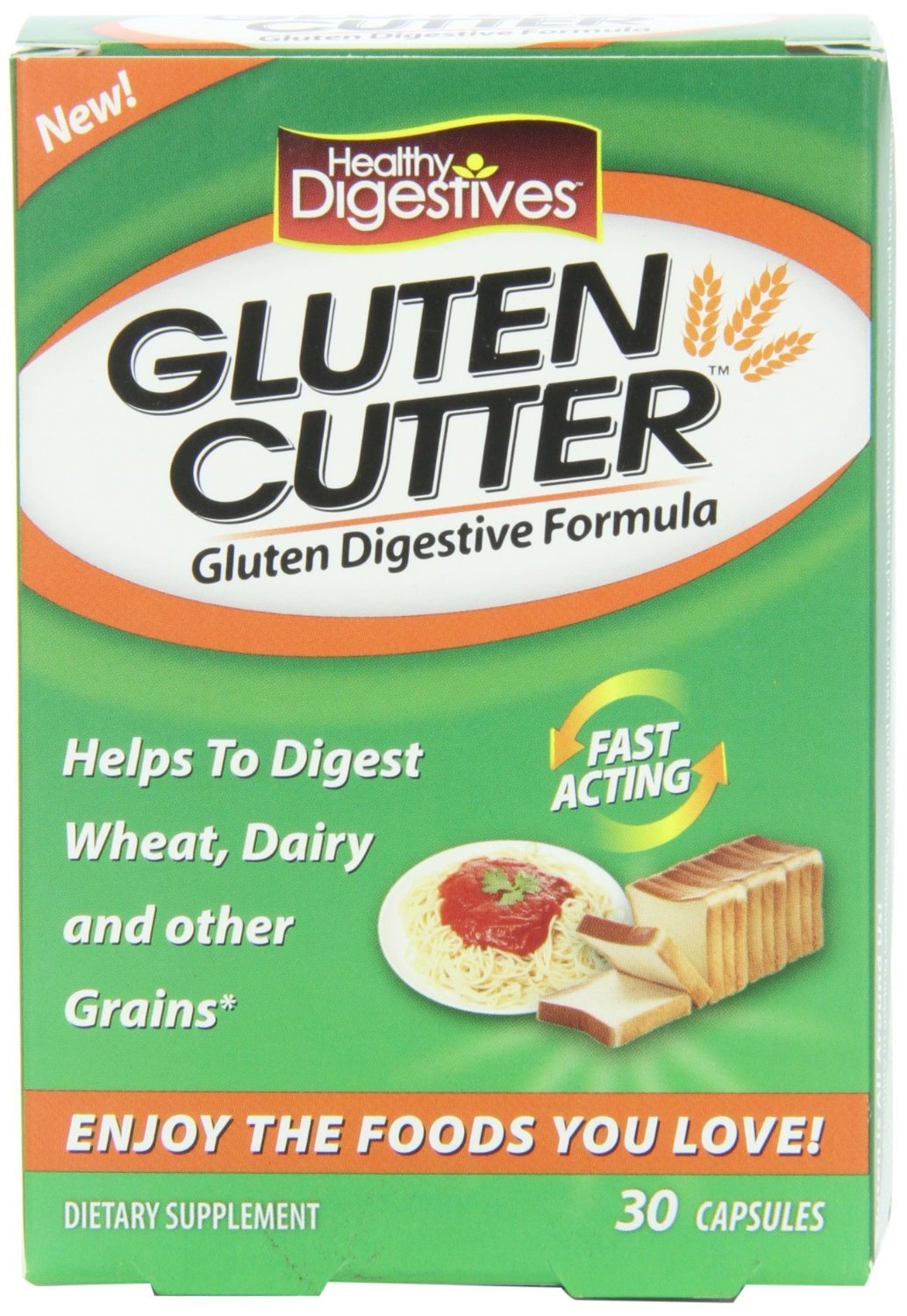 Gluten Cutter – pack 3 boîtes, aide potentielle à digérer le gluten lors des repas.