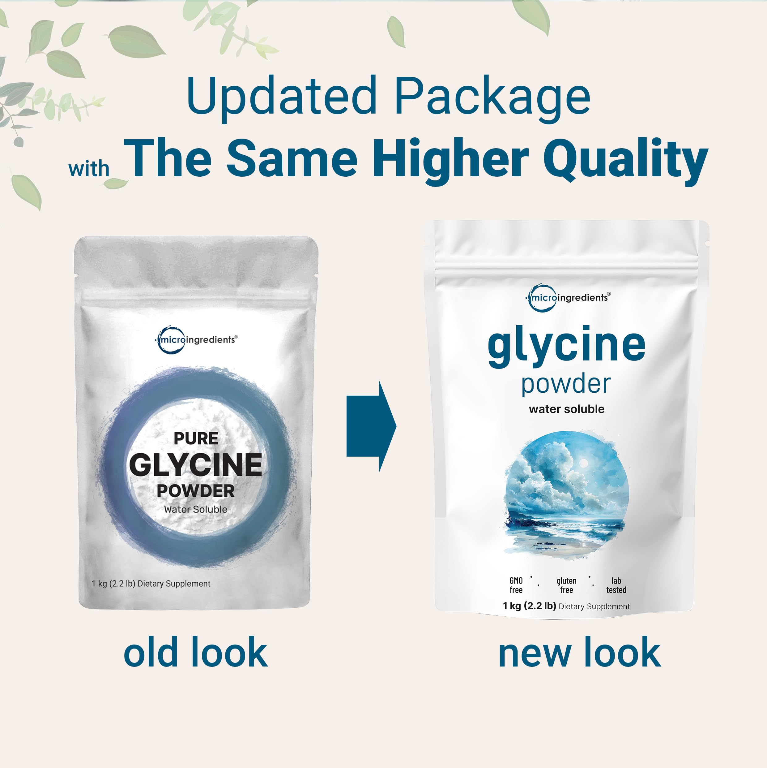 Glycine Micro Ingredients à ajouter facilement dans votre shake.