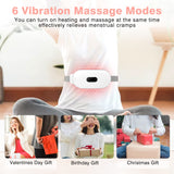 Glyduny affichage 6 niveaux chaleur et 6 modes massage pour personnalisation.
