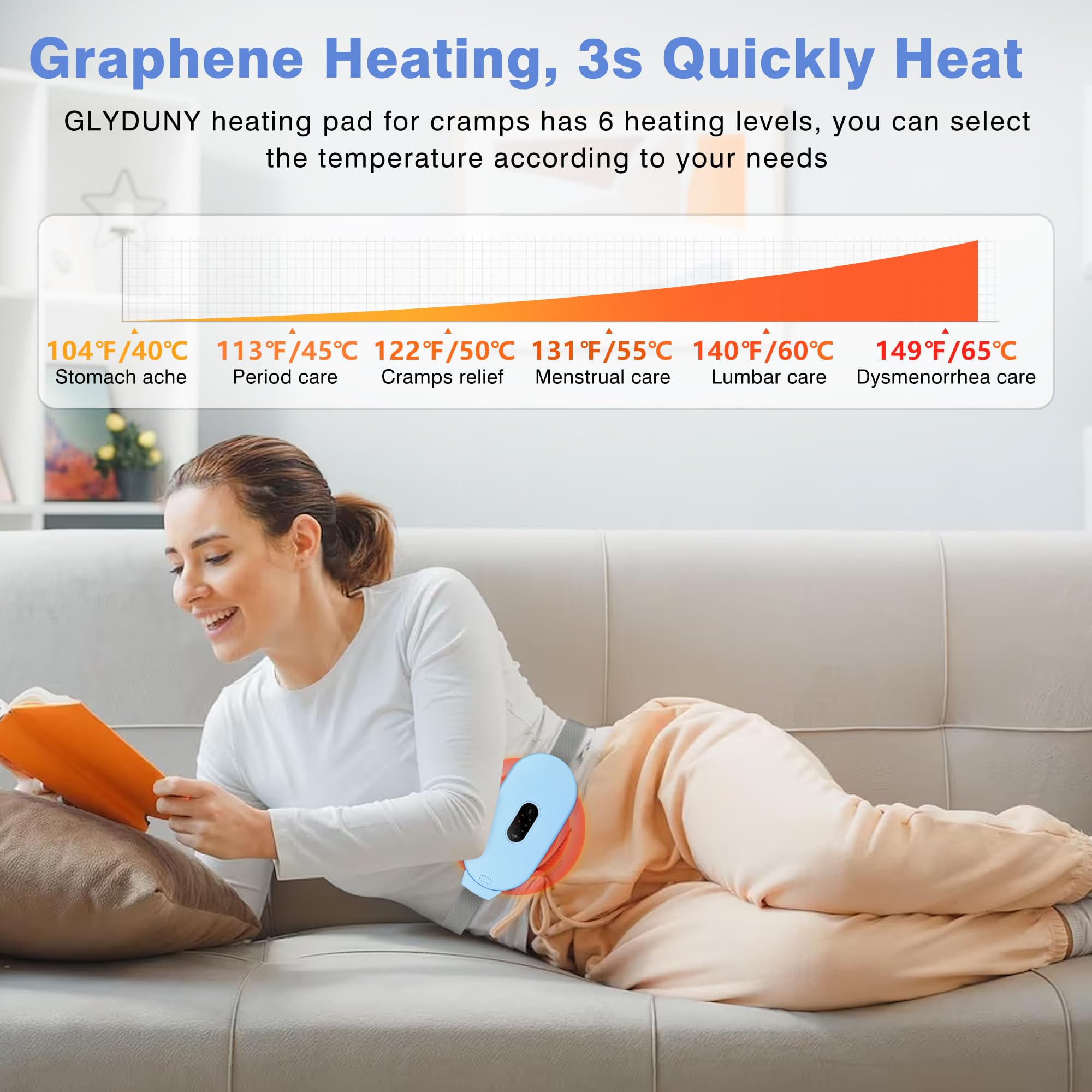 Glyduny bande élastique reglable pour un maintien confortable.