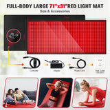GMOWNW Mat mode 40Hz : pulsations rapides pour stimulation des tissus.
