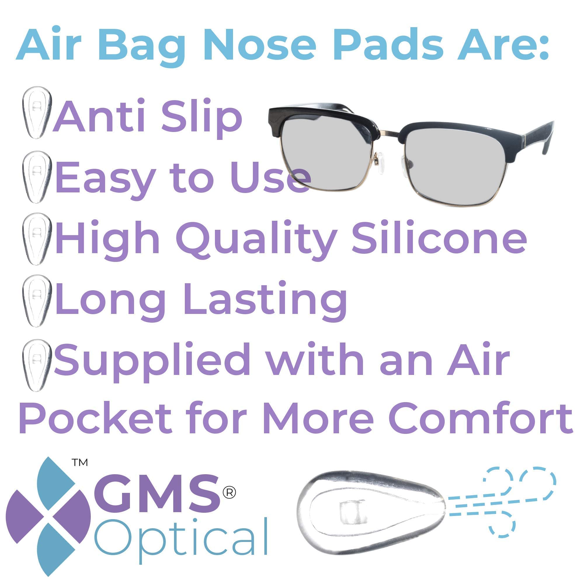GMS Optical Comfort Line nettoyage rapide grâce à la surface silicone