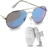 GMS Optical coussinet nasal en forme D, insertion par pression, confort longue durée.