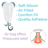 Coussinets silicone GMS Optical anti-glisse sur monture
