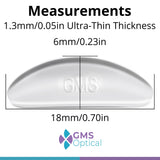Adhésif extra-solide des coussinets GMS Optical pour tenue durable